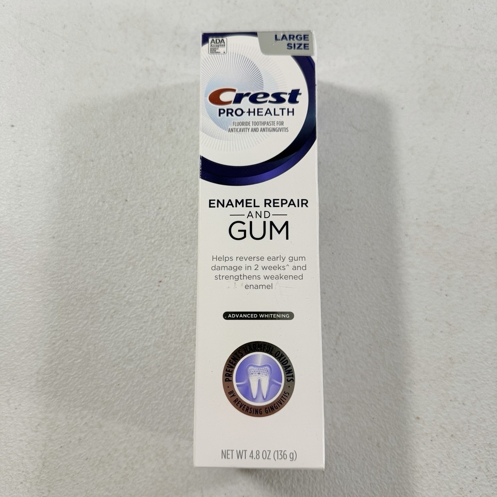 Crest Pro-Health Enamel Repair and Gum Toothpaste 4.8 oz NEW EXP Oct 2027